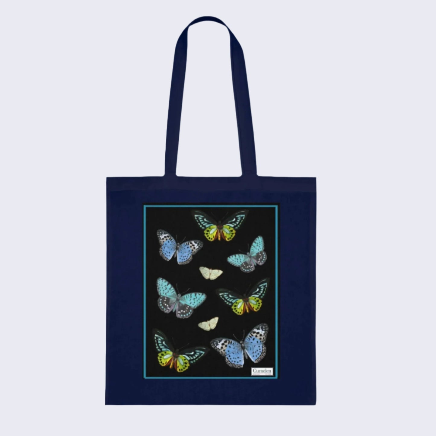 Cotton Tote Bag Butterflies Design - Modern and Classic Style