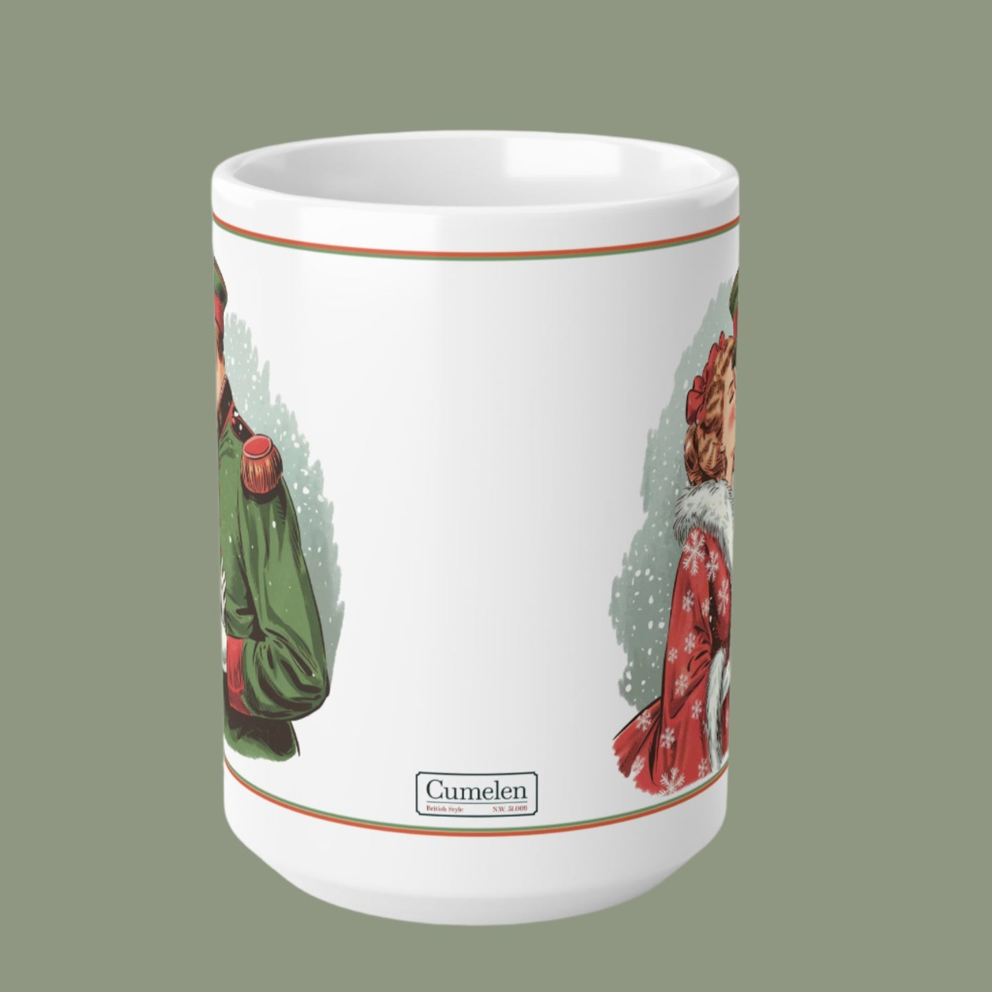 Ceramic Mugs Vintage Couple