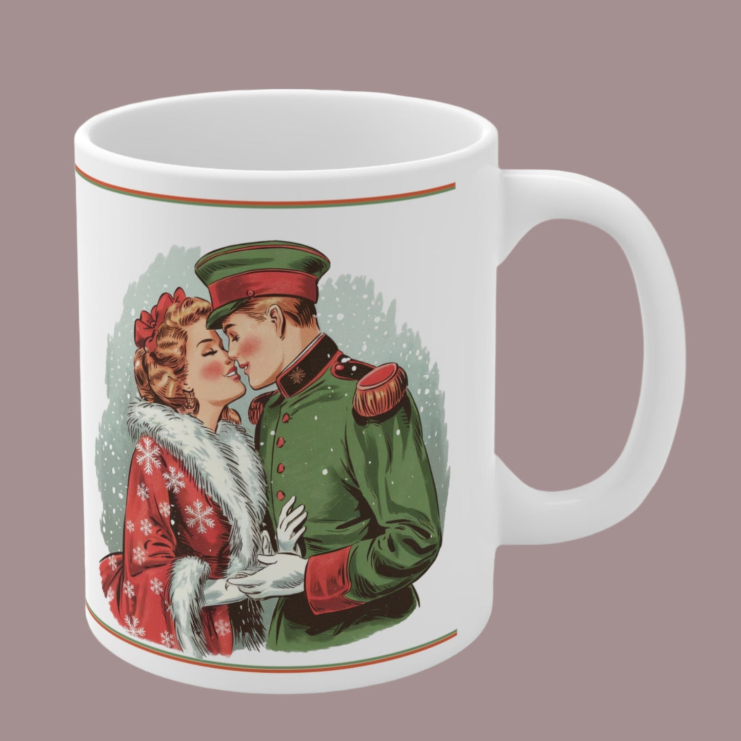 Ceramic Mugs Vintage Couple