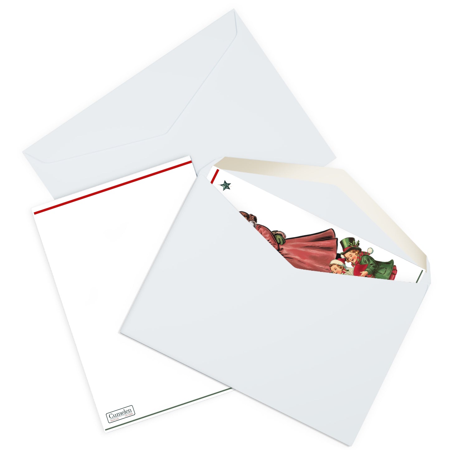 Christmas Greeting Cards (5 Pack) One Vintage design
