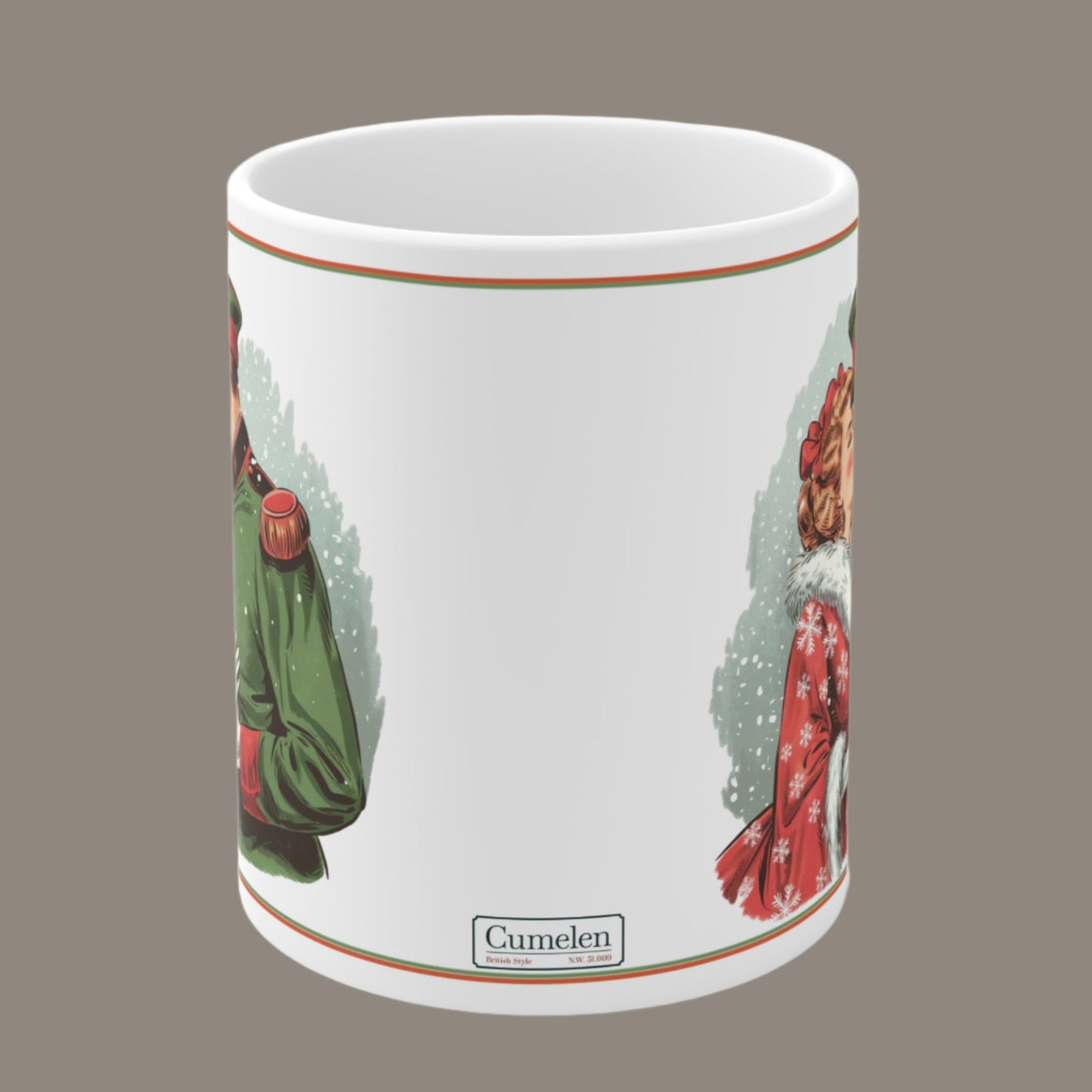 Ceramic Mugs Vintage Couple