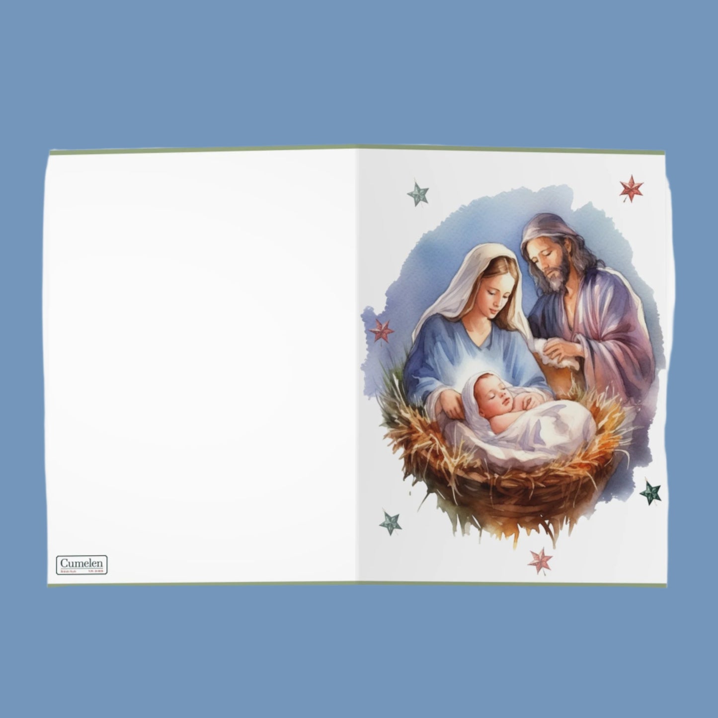 Christmas Greeting Cards. One Nativity design