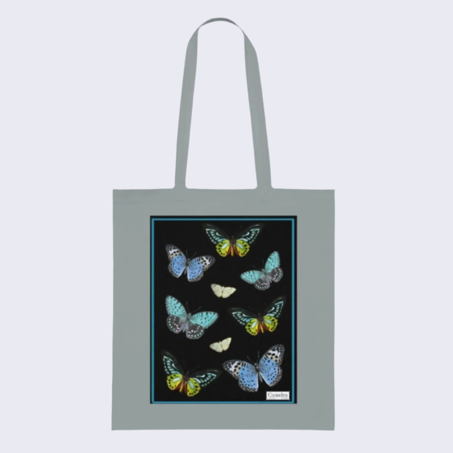 Cotton Tote Bag Butterflies Design - Modern and Classic Style