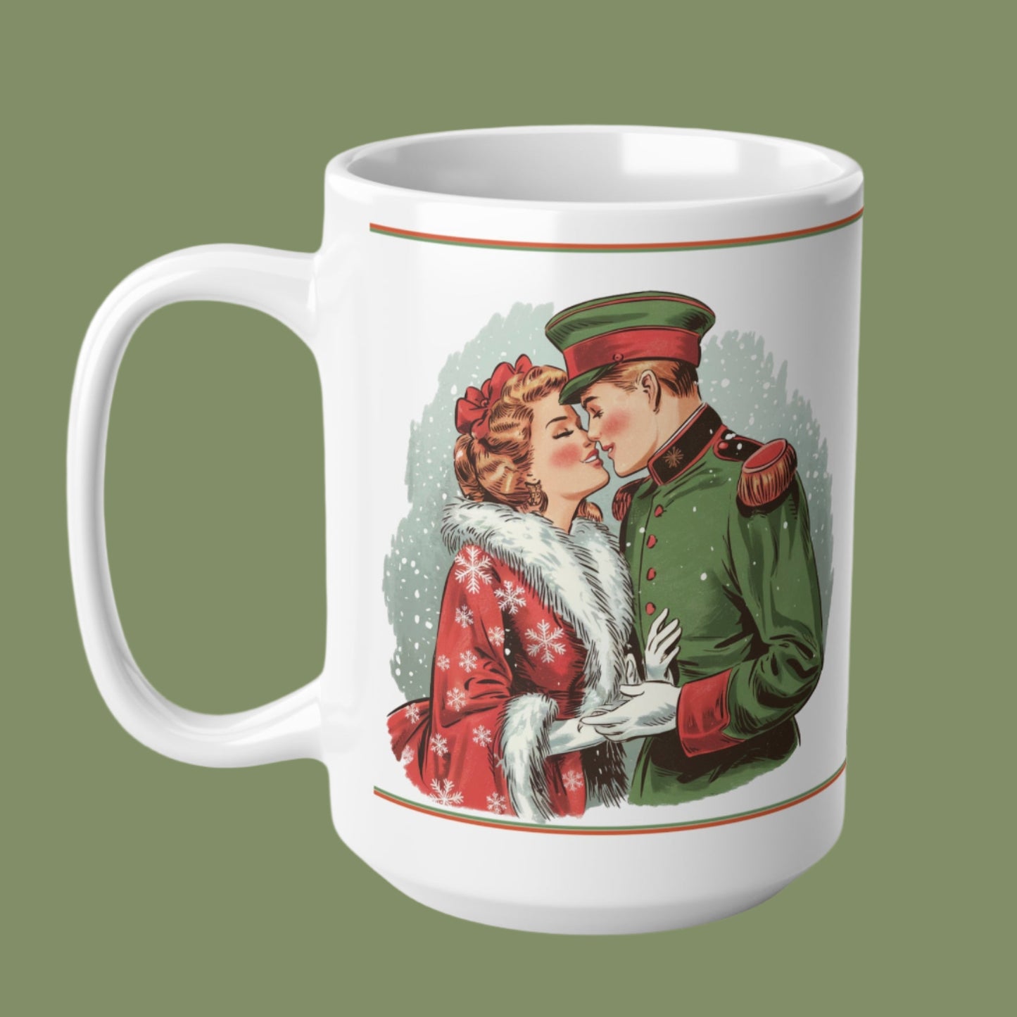 Ceramic Mugs Vintage Couple