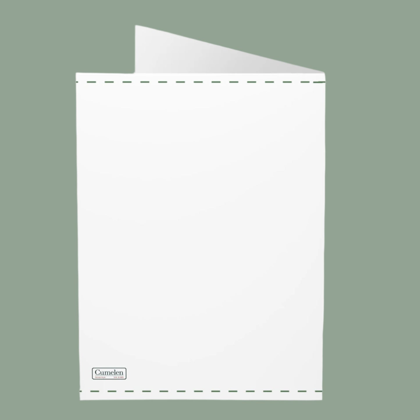 Greeting Cards Pack - Green Heart Shaped Question Mark (5 Pack)