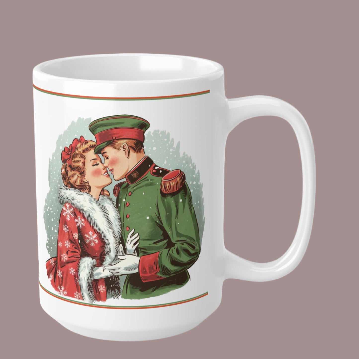 Ceramic Mugs Vintage Couple