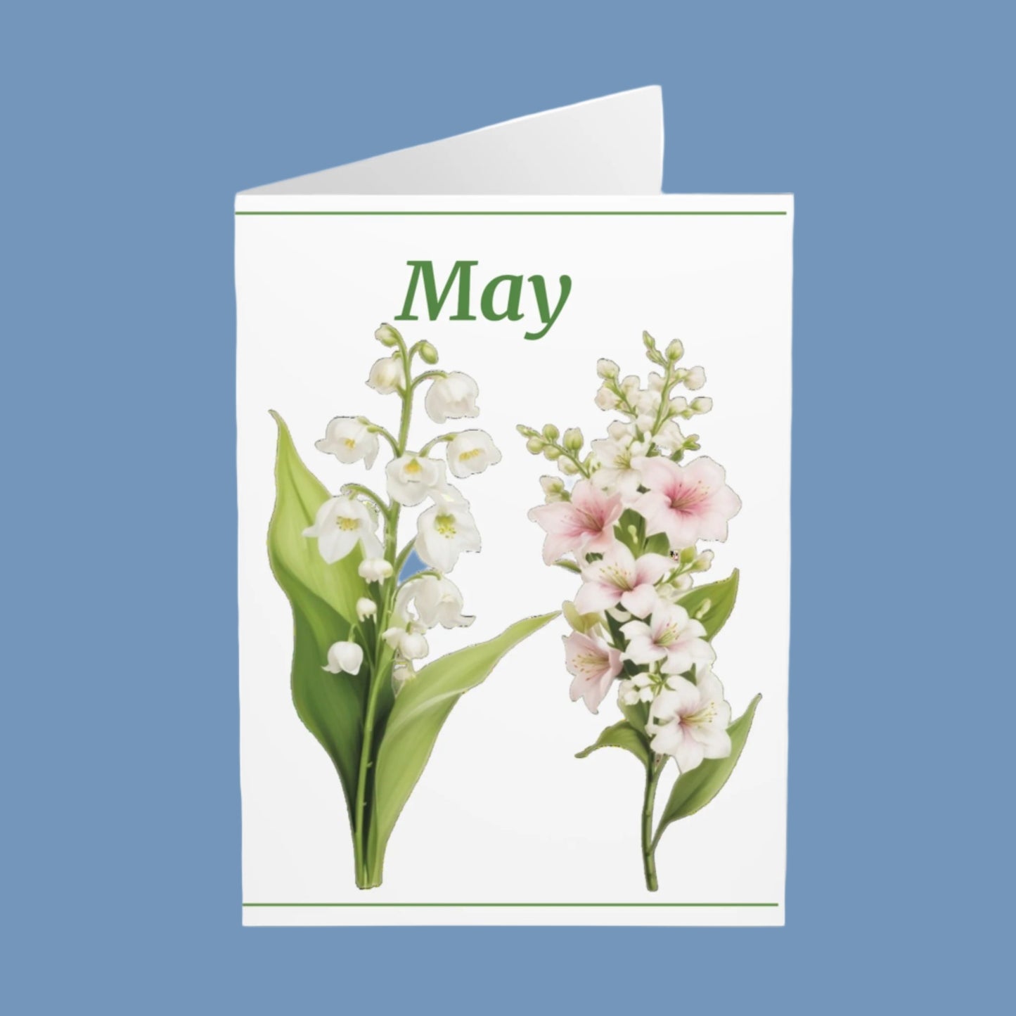 May Birth Flower Greeting Cards (5 Pack)