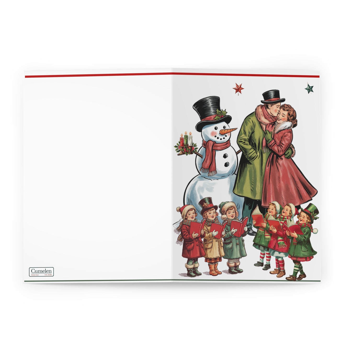 Christmas Greeting Cards (5 Pack) One Vintage design