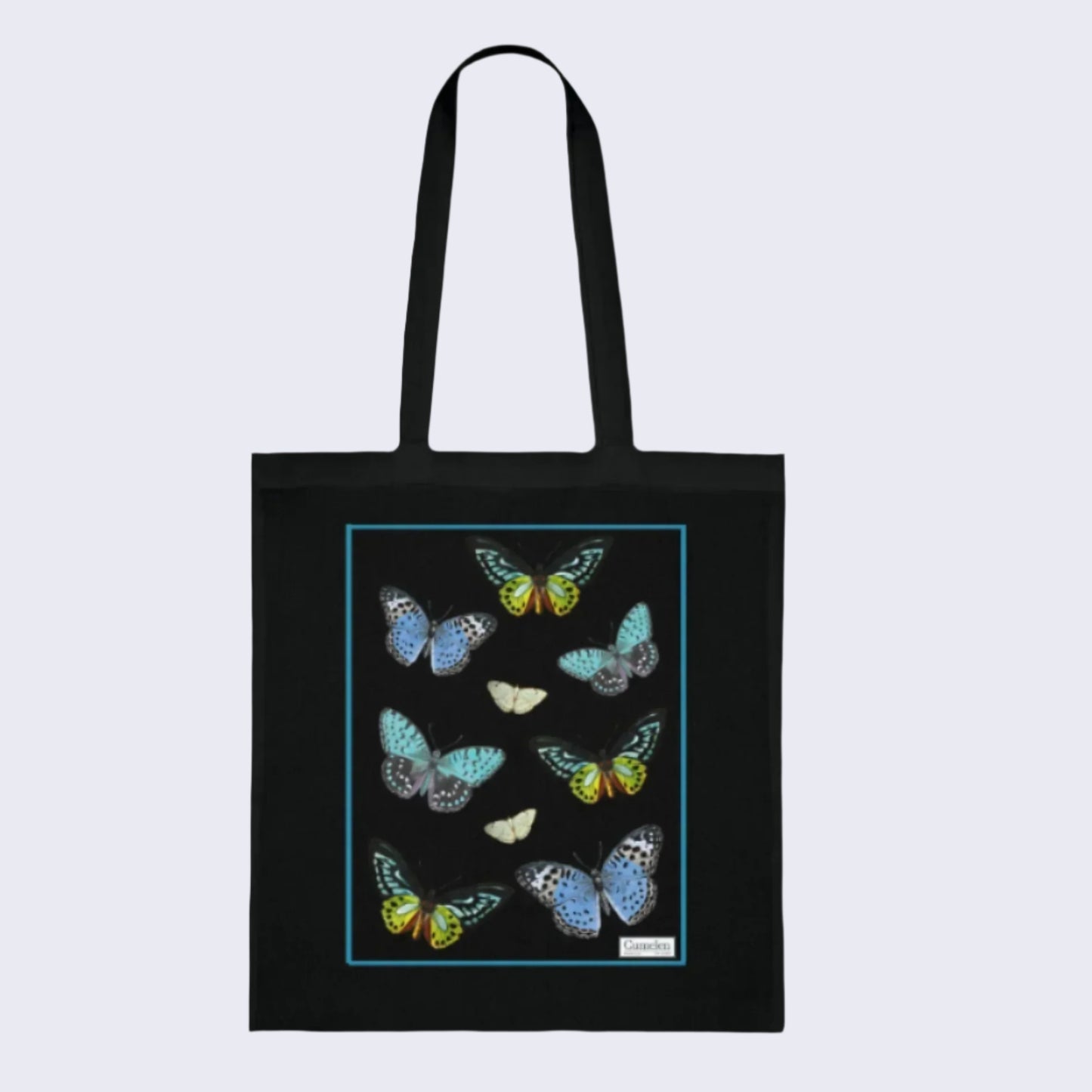 Cotton Tote Bag Butterflies Design - Modern and Classic Style