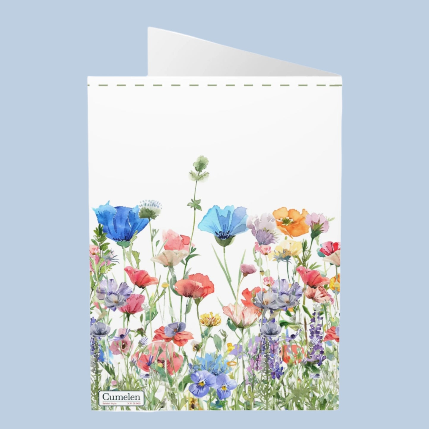 Greeting Cards (5 Pack) Wild Flowers Envelopes - Feel Good Charm - Set of 5