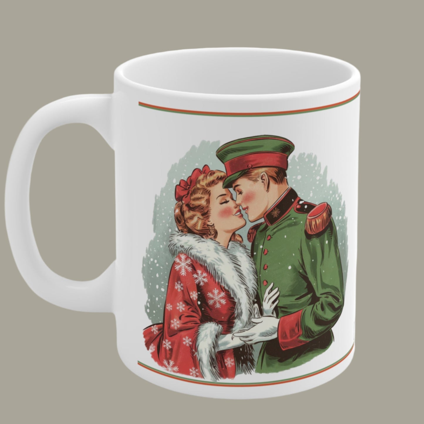 Ceramic Mugs Vintage Couple