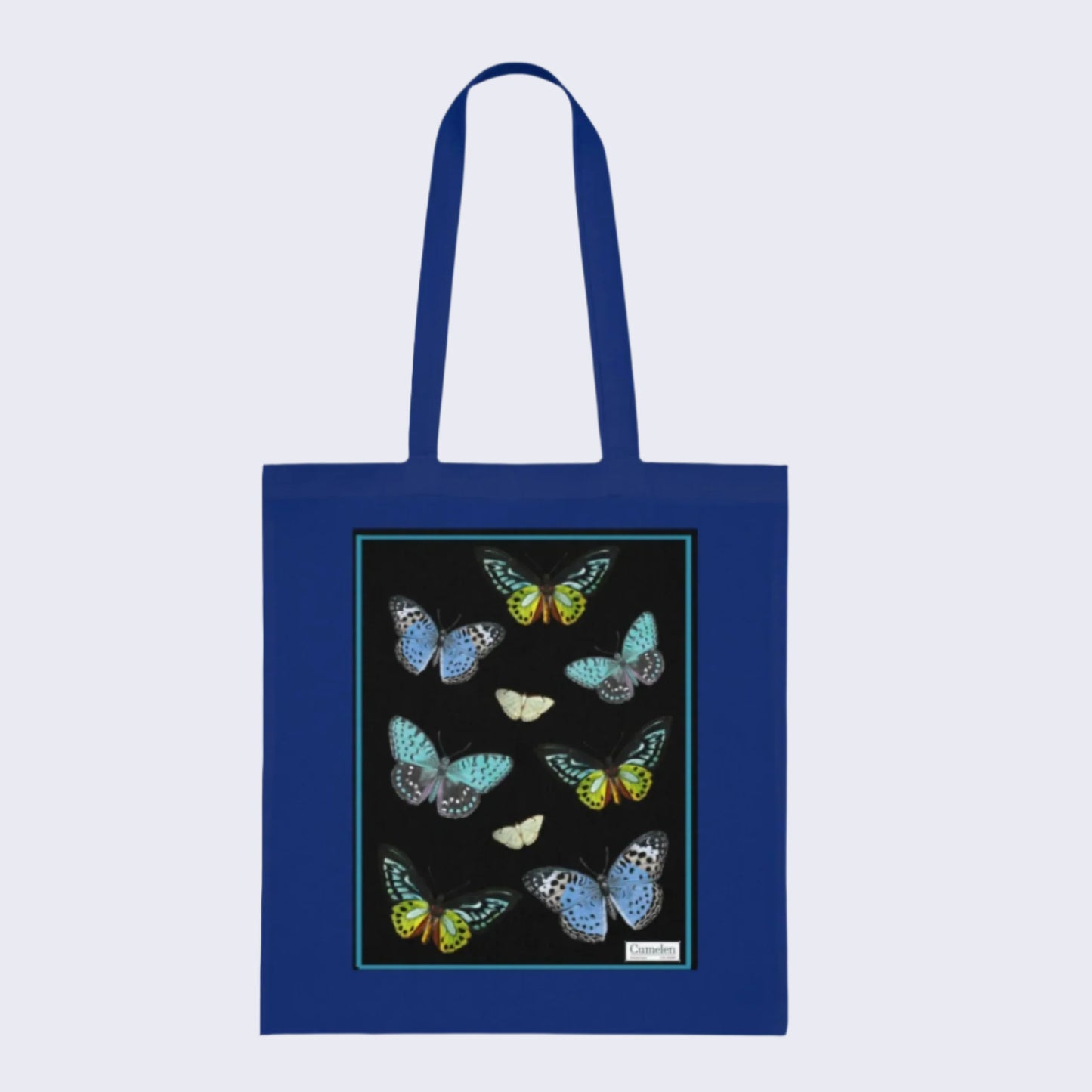 Cotton Tote Bag Butterflies Design - Modern and Classic Style