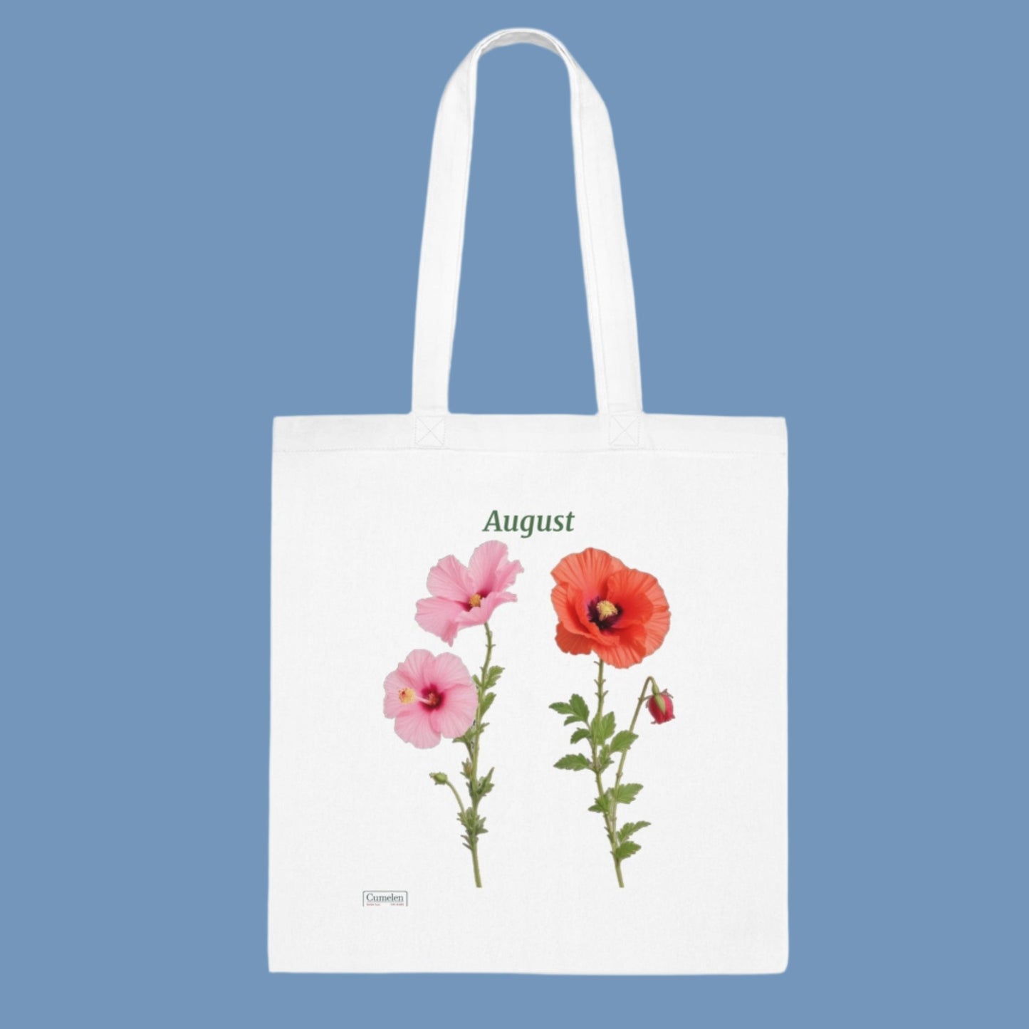 Birth Flower August Cotton Tote Bag